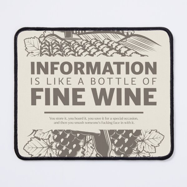 Item preview, Information, Greg, is like a bottle of fine wine. designed and sold by AmuseThings.