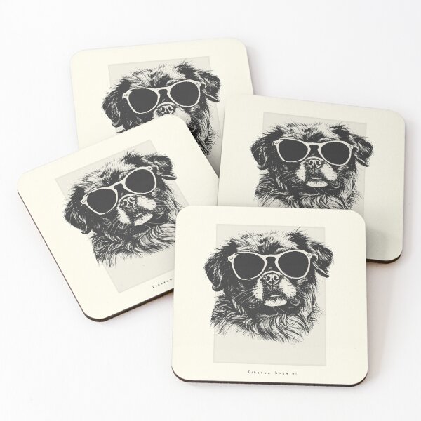 Item preview, Tibetan Spaniel Digital Sketch Drawing Illustration designed and sold by rafaeltto.