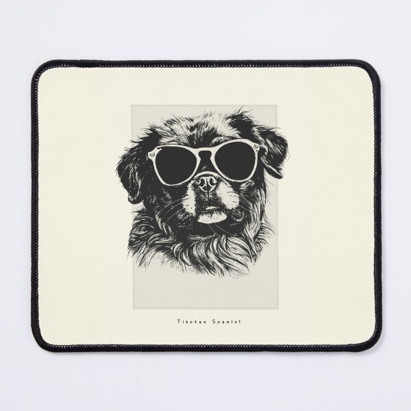 Item preview, Tibetan Spaniel Digital Sketch Drawing Illustration designed and sold by rafaeltto.