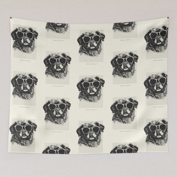 Item preview, Tibetan Spaniel Digital Sketch Drawing Illustration designed and sold by rafaeltto.