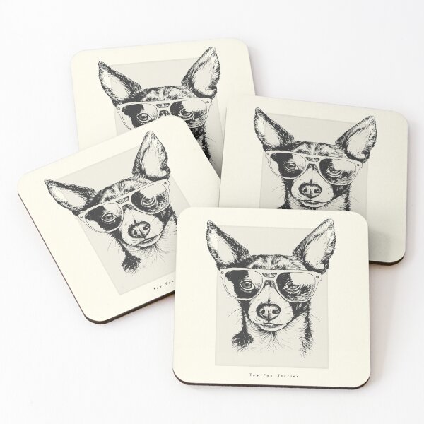 Artikelvorschau, Toy Fox Terrier Digital Sketch Drawing Illustration entworfen und verkauft von rafaeltto.