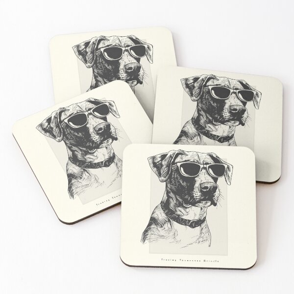 Item preview, Treeing Tennessee Brindle Digital Sketch Drawing Illustration designed and sold by rafaeltto.