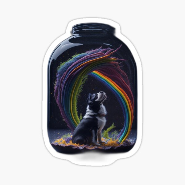 Galaxy in a Jar Sticker for Sale by artolxxvia