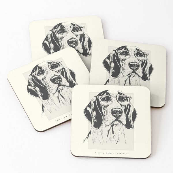 Item preview, Treeing Walker Coonhound Digital Sketch Drawing Illustration designed and sold by rafaeltto.