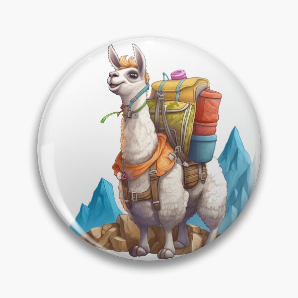 Item preview, Mountain Llama designed and sold by Moth & Antler Media.