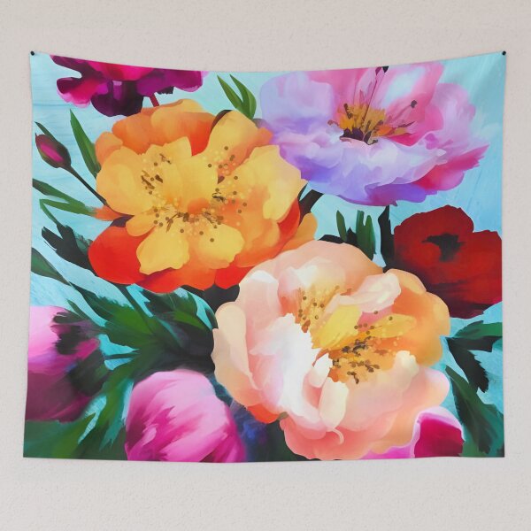Item preview, Insistent Springtime, flowers in allergy season designed and sold by Glimmersmith.