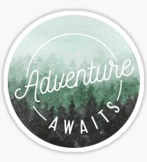 Adventure Awaits Sticker