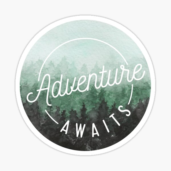 Adventure Awaits Sticker
