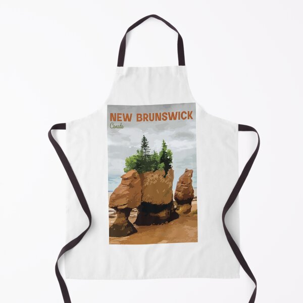 Item preview, New Brunswick Canada Vintage Travel Graphic designed and sold by Brooklyn L.