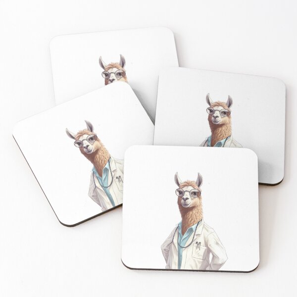 Item preview, Llama Doctor designed and sold by Moth & Antler Media.