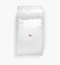 Vintage CCCP Card with Lenin Print Duvet Cover