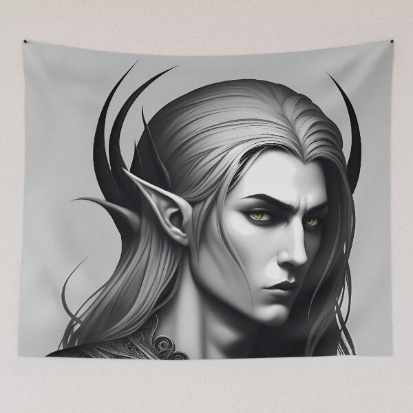Item preview, Dark Fantasy Male Marbleborn Character 25 designed and sold by Inspire-Imagery.