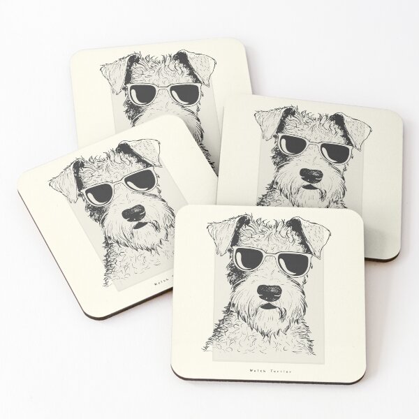 Item preview, Welsh Terrier Digital Sketch Drawing Illustration designed and sold by rafaeltto.