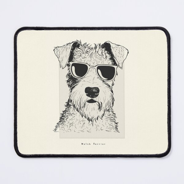 Item preview, Welsh Terrier Digital Sketch Drawing Illustration designed and sold by rafaeltto.
