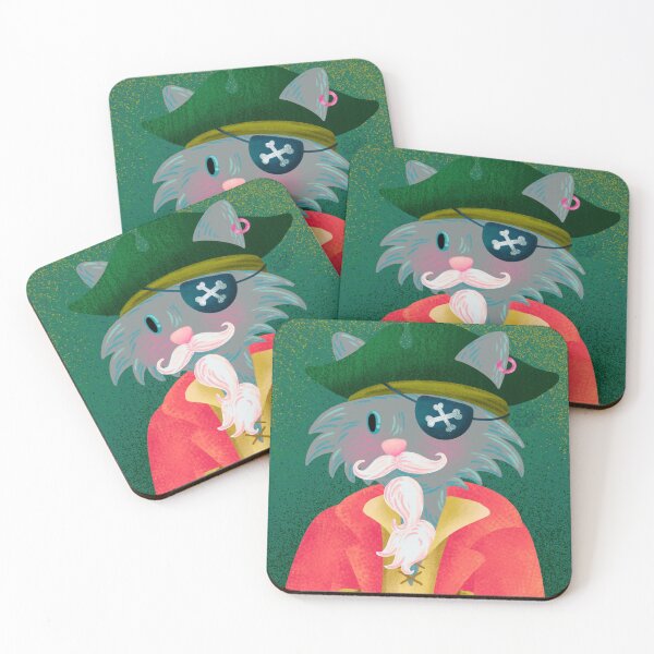 Item preview, Uno the Pirate - Pets with Jobs designed and sold by Emily-adele-art.