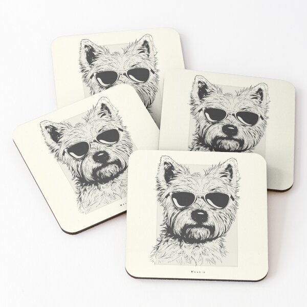 Item preview, West Highland White Terrier Westie Digital Sketch Drawing Illustration designed and sold by rafaeltto.