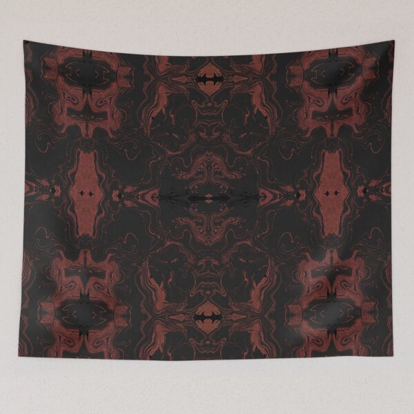 Item preview, Dark soul abstract fluid art designed and sold by chuckletuckle.