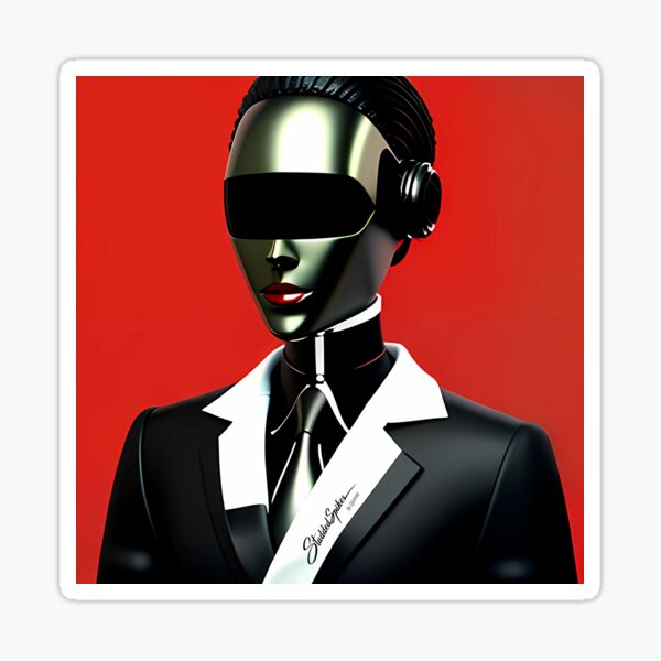StuddedSpikes by Djamee Humanoid on The Phone Sticker