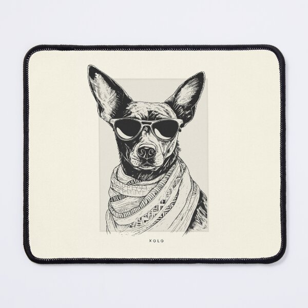 Item preview, Xoloitzcuintli Digital Sketch Drawing Illustration designed and sold by rafaeltto.