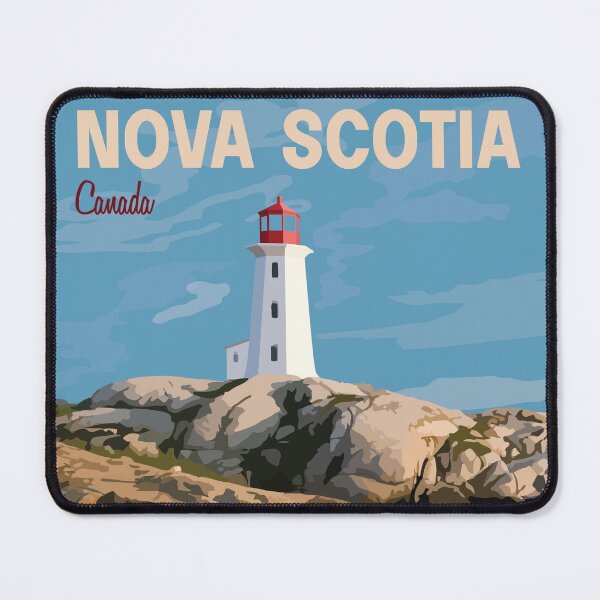Item preview, Nova Scotia Canada Vintage Travel Graphic designed and sold by Brooklyn L.