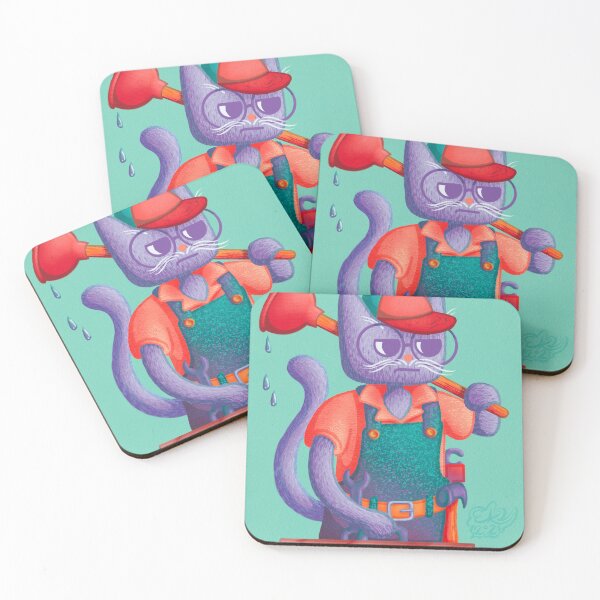 Item preview, Monty the Plumber - Pets With Jobs designed and sold by Emily-adele-art.