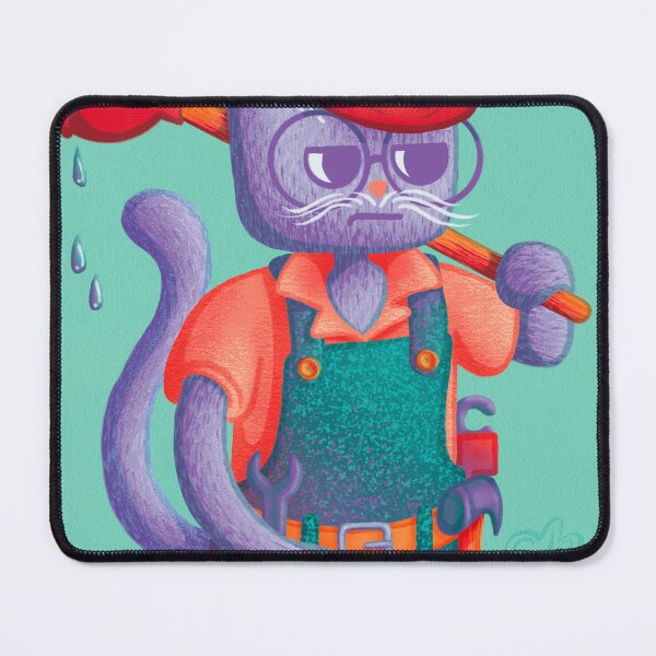 Item preview, Monty the Plumber - Pets With Jobs designed and sold by Emily-adele-art.