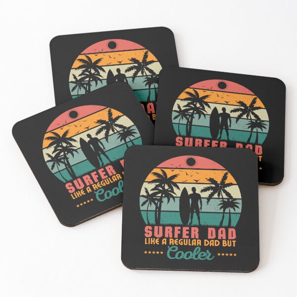 Item preview, Stickers, bags, mugs, quilts, and t-shirts with the design of a surfer dad designed and sold by relso.