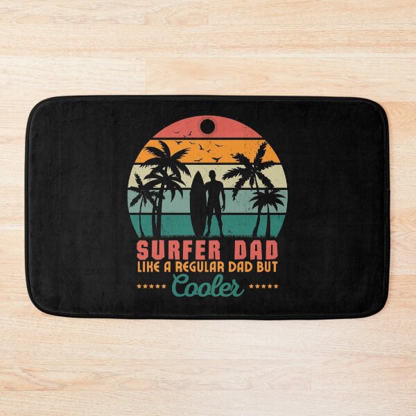Item preview, Stickers, bags, mugs, quilts, and t-shirts with the design of a surfer dad designed and sold by relso.