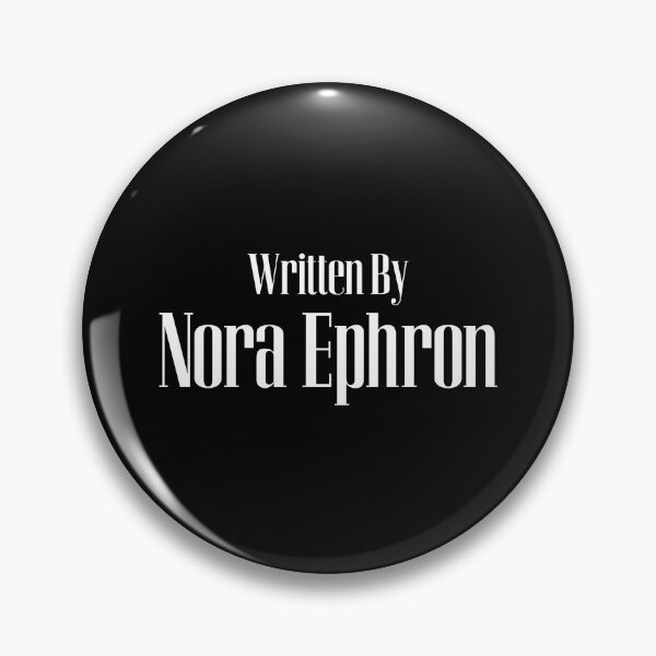 Artikelvorschau, Geschrieben von Norah Ephron entworfen und verkauft von Jeremy Saunders Design.