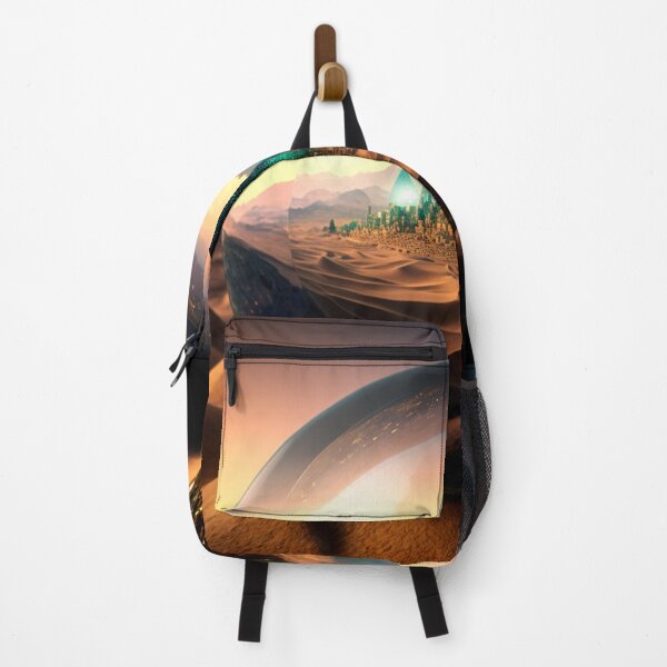 Item preview, Fantasy Landscape Art, Emerald Pyramids designed and sold by Fantasy Masterpiece.