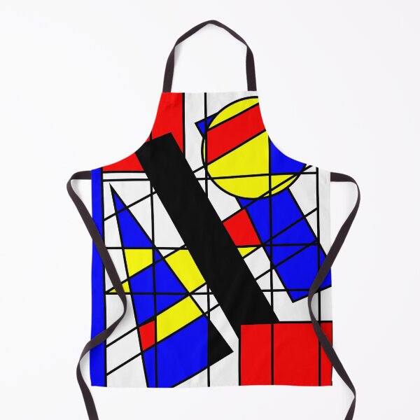 Item preview, Geometric design inspired by Kandinsky and Mondrian designed and sold by hermarartonline.