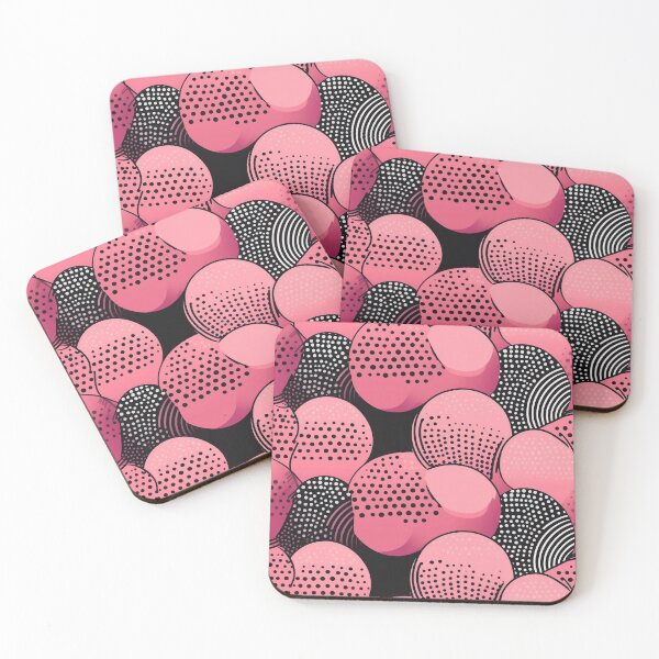 Item preview, Pink Half-Tone Bubbles and Barbiecore White and black pattern Dots designed and sold by EmilyFNM3D.