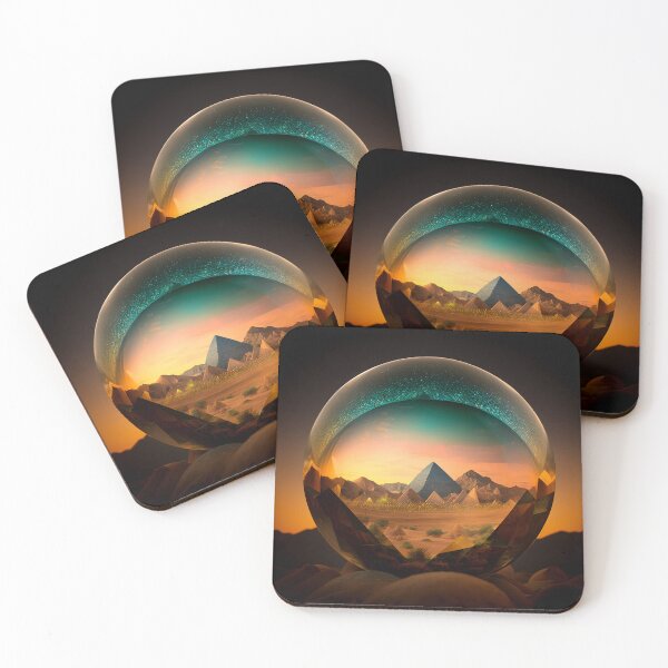 Item preview, Fantasy Landscape Art, The Lost Pyramids designed and sold by Fantasy Masterpiece.
