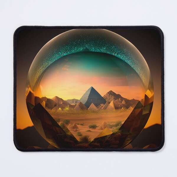 Item preview, Fantasy Landscape Art, The Lost Pyramids designed and sold by Fantasy Masterpiece.