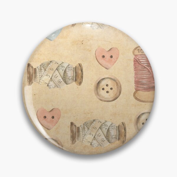 Item preview, Vintage Sewing Artwork Threads and Buttons designed and sold by vintagetimeco.