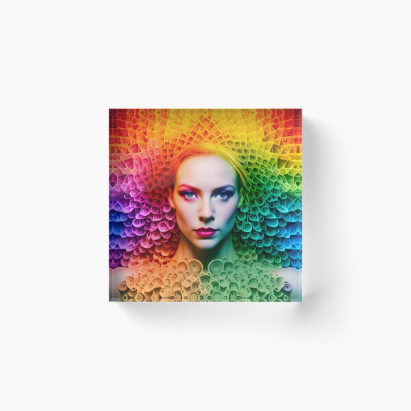 Item preview, Female Rainbow Peacock Coiffure designed and sold by ptosis.