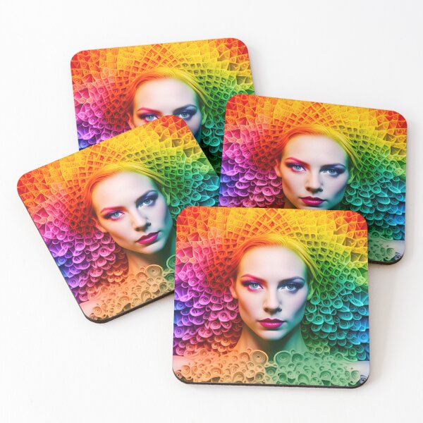 Item preview, Female Rainbow Peacock Coiffure designed and sold by ptosis.