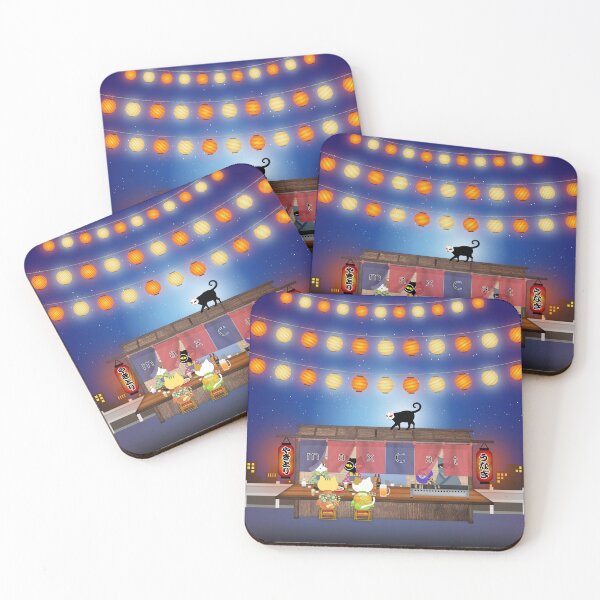 Item preview, Japanese Delicacies and Whiskered Companions: A Cats-Only Soirée designed and sold by edo-neko.