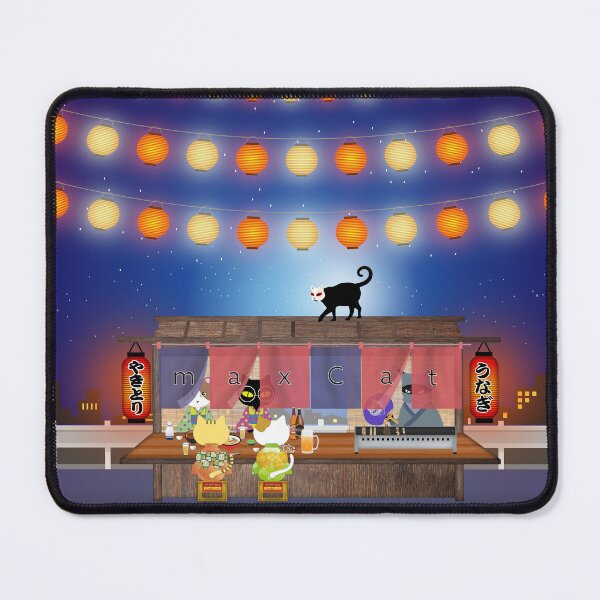 Item preview, Japanese Delicacies and Whiskered Companions: A Cats-Only Soirée designed and sold by edo-neko.