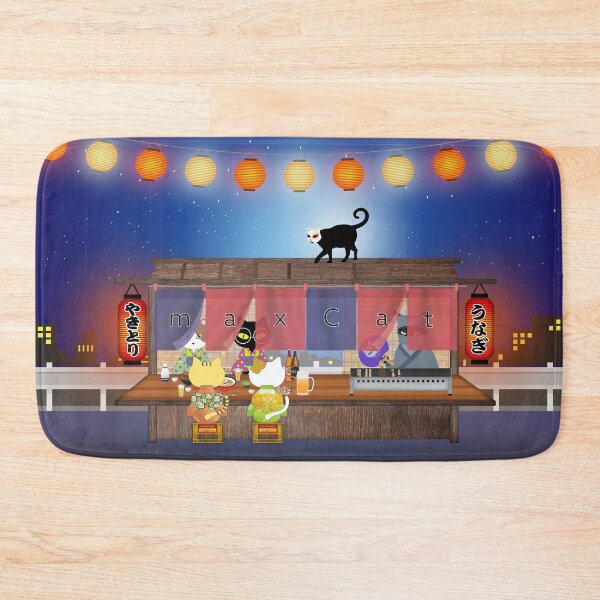 Item preview, Japanese Delicacies and Whiskered Companions: A Cats-Only Soirée designed and sold by edo-neko.