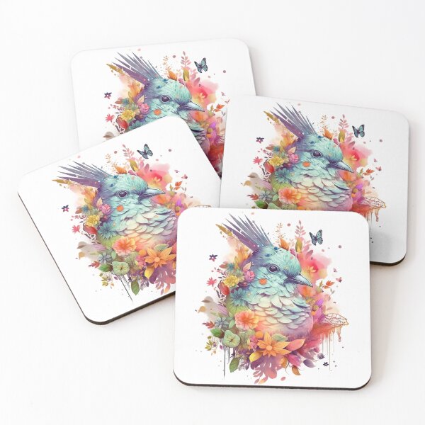 Item preview, colorful arrangement with bird and flower 1 designed and sold by Picture-Art.