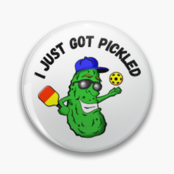 Artikelvorschau, Pickleball Fun Green Pickle Charakter entworfen und verkauft von TreasleC.