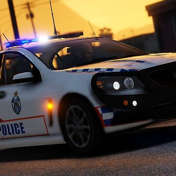 Artwork thumbnail, QPS Holden Commodore At Sunset by darkmyre