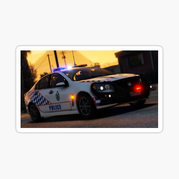 QPS Holden Commodore At Sunset Sticker