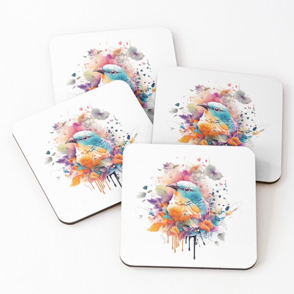 Item preview, colorful arrangement with bird and flower 3 designed and sold by Picture-Art.