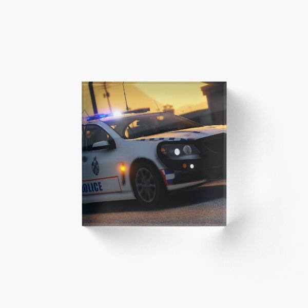 QPS Holden Commodore At Sunset Acrylic Block