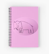 Éléphant - Martin Boisvert Spiral Notebook