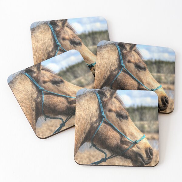Item preview, Buckskin Horse overlooking Pond designed and sold by NaturePrints.