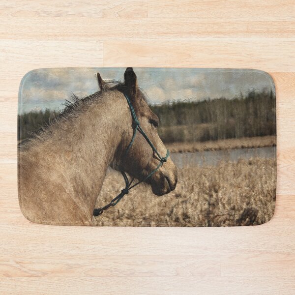 Item preview, Buckskin Horse overlooking Pond designed and sold by NaturePrints.