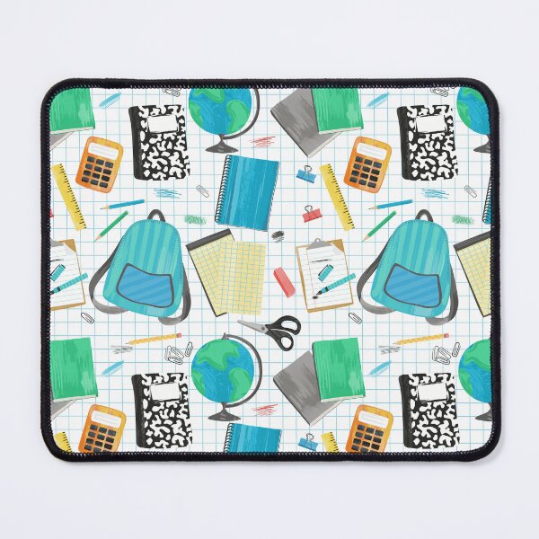 Item preview, School Supplies On Graph Paper designed and sold by SamAnnDesigns.